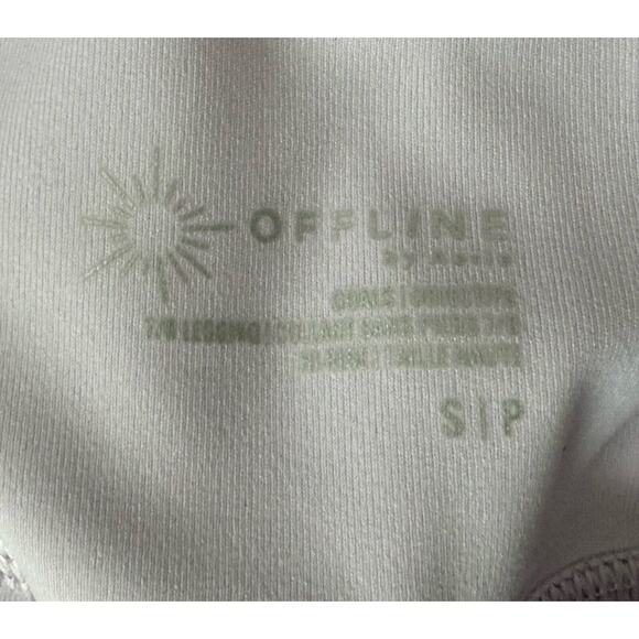 Aerie Offline Goals Leggings Sz M Red Tan Animal Print High Rise 7/8 Length EUC - Picture 5 of 11